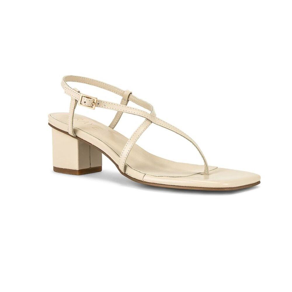 NWT RAYE Gaia Heel in Bone size 8